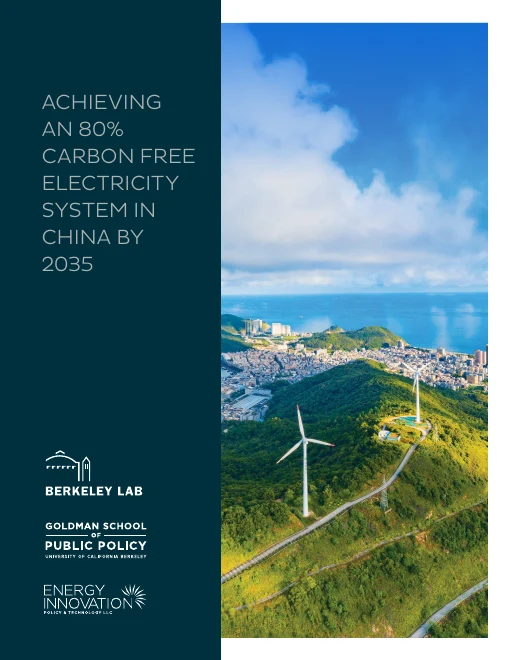 Cover of Achieving an 80% Carbon Free Electricity System in China by 2035