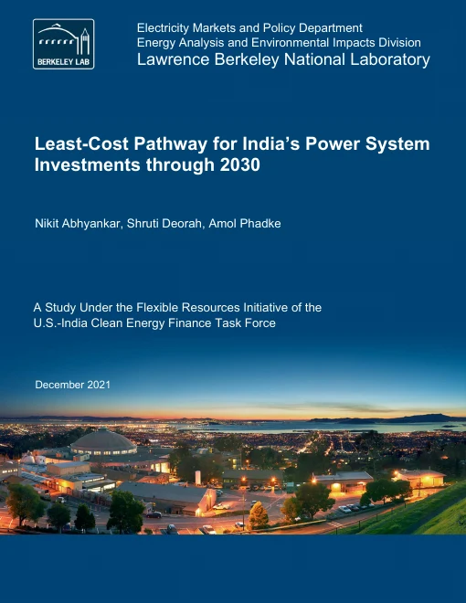 Cover of Least Cost Pathway for India’s Power System Investments through 2030