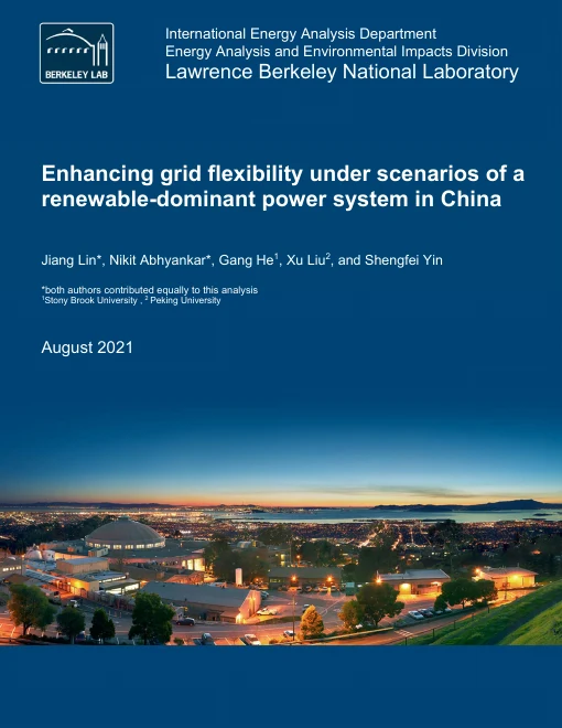 Cover of Enhancing grid flexibility under scenarios of a renewable-dominant power system in China