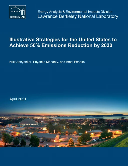 Cover of Illustrative Strategies for the United States to Achieve 50% Emissions Reduction by 2030
