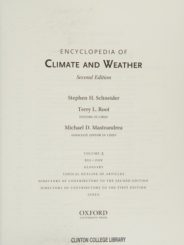 Cover of Mitigation (of Climate Change)