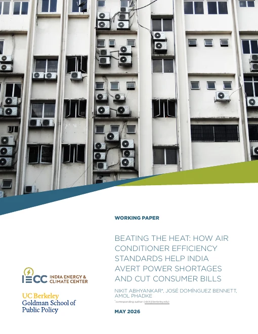 Cover of Beating the Heat: How Stronger Air Conditioner Efficiency Standards Can Avert Power Shortages and Cut Consumer Bills in India