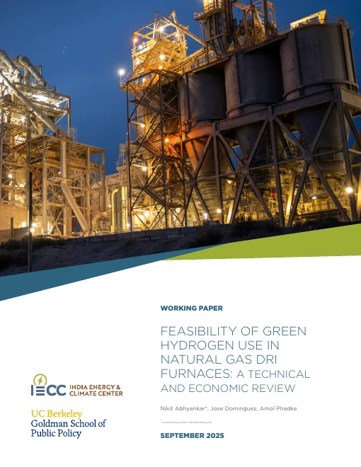 Cover of Feasibility of Green Hydrogen Use in Natural Gas DRI Furnaces: A Technical and Economic Review