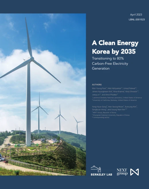 Cover of A Clean Energy Korea by 2035, Transitioning to 80% Carbon-Free Electricity Generation