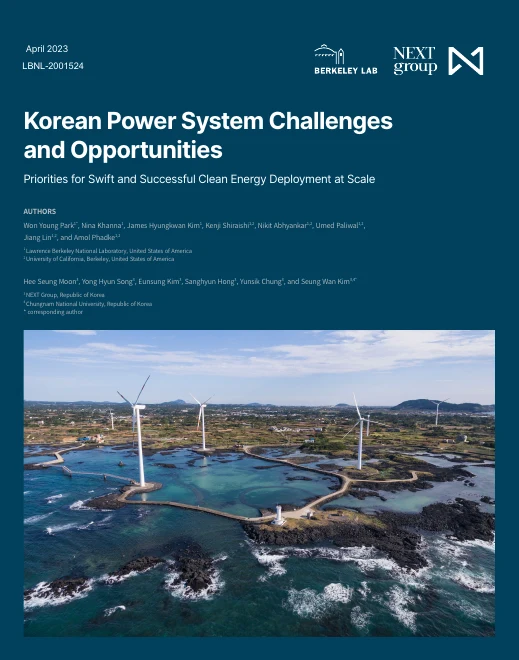 Cover of Korean Power System Challenges and Opportunities, Priorities for Swift and Successful Clean Energy Deployment at Scale
